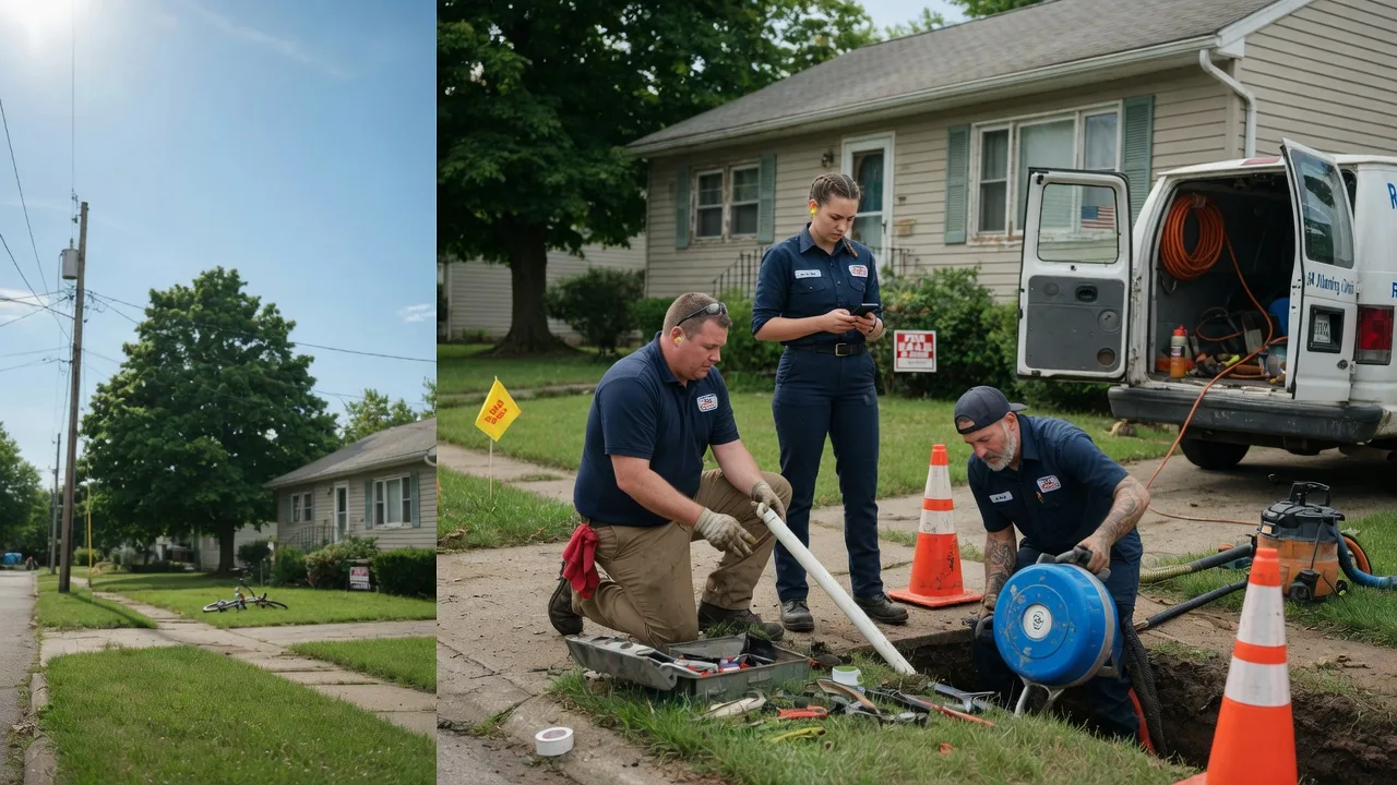 Sewer Line Repair in New Trenton, IN near me